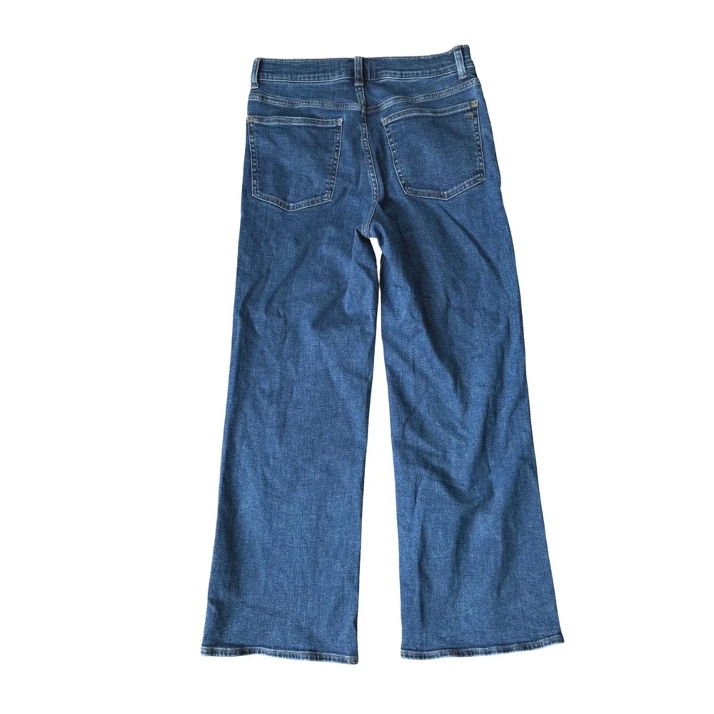 Madewell The Wide-Leg Jean in Super Stretch Denim Size 28 - Picture 10 of 12